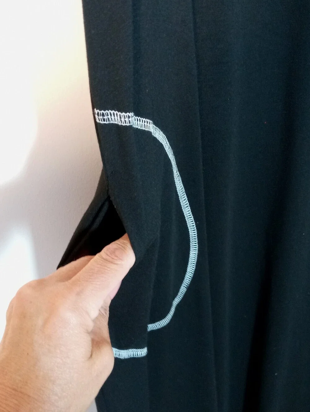 NWT Ekouaer black XXXL Short Sleeve long Nightgown